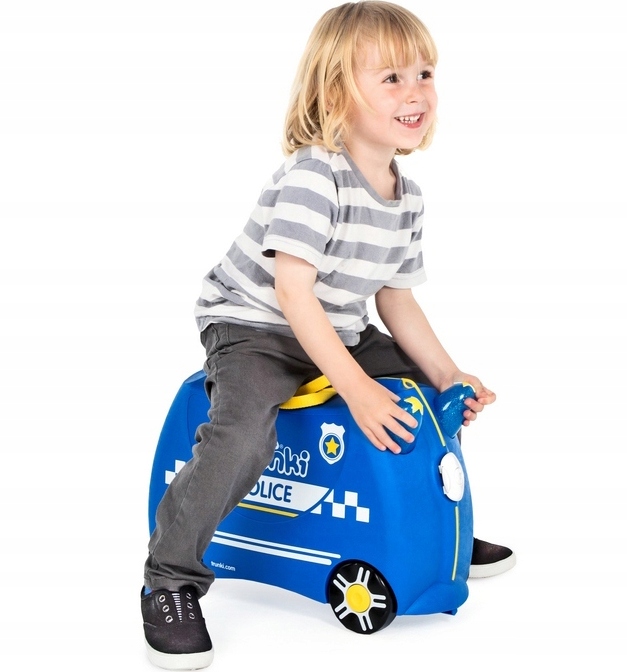 WALIZKA TRUNKI JEŻDŻĄCA WALIZECZKA RADIOWÓZ POLICE
