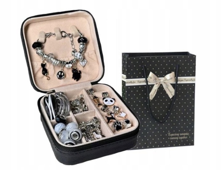 ZESTAW DO ROBIENIA BRANSOLETEK NASZYJNIKÓW KREATYWNY PREZENT DLA DZIECI