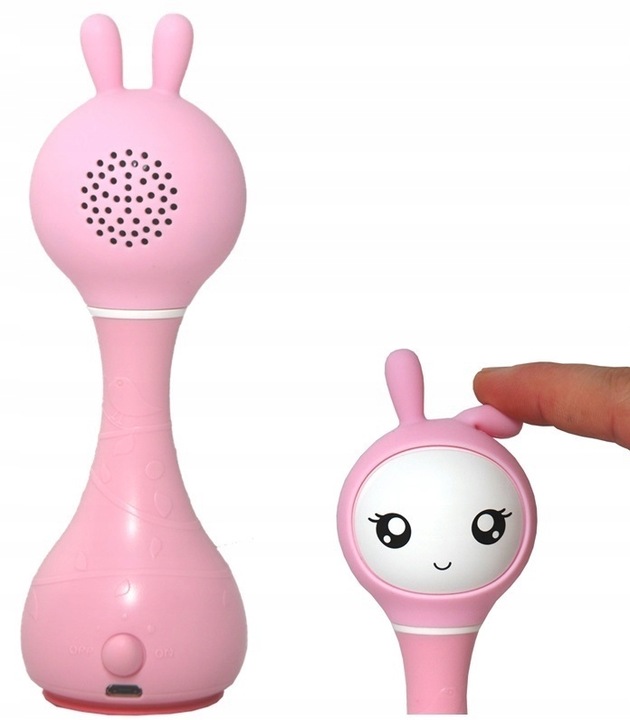 Alilo Króliczek Smarty Bunny Grzechotka różowy