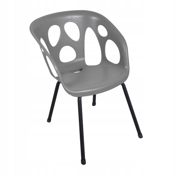 KRZESŁO OGRODOWE TARASOWE BALKONOWE GHOST SZARE