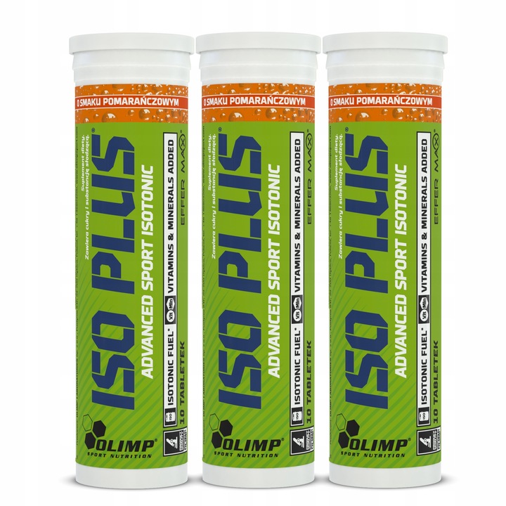 OLIMP ISO PLUS 3X10tabl mus. IZOTONIK WĘGLOWODANY