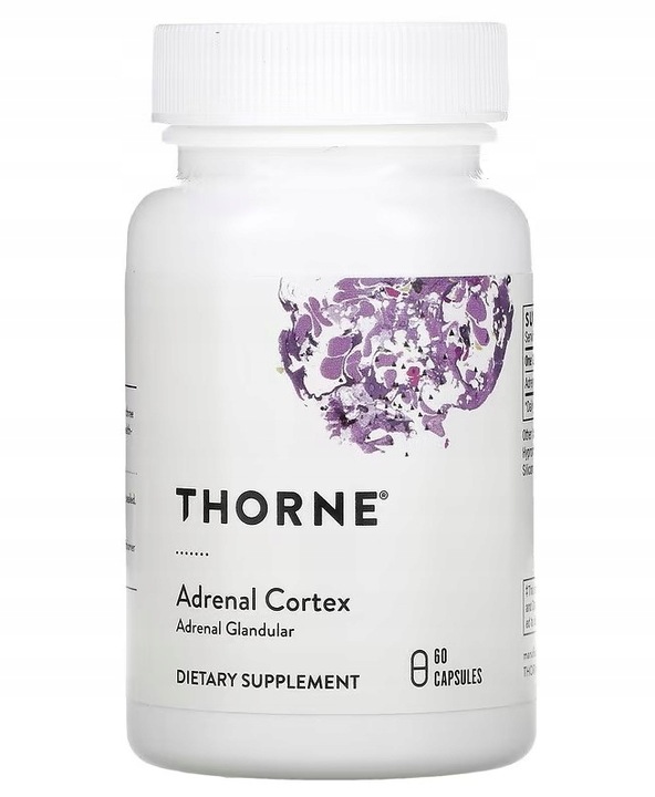 THORNE RESEARCH Adrenal Cortex - Kora Nadnerczy (60 kaps.)