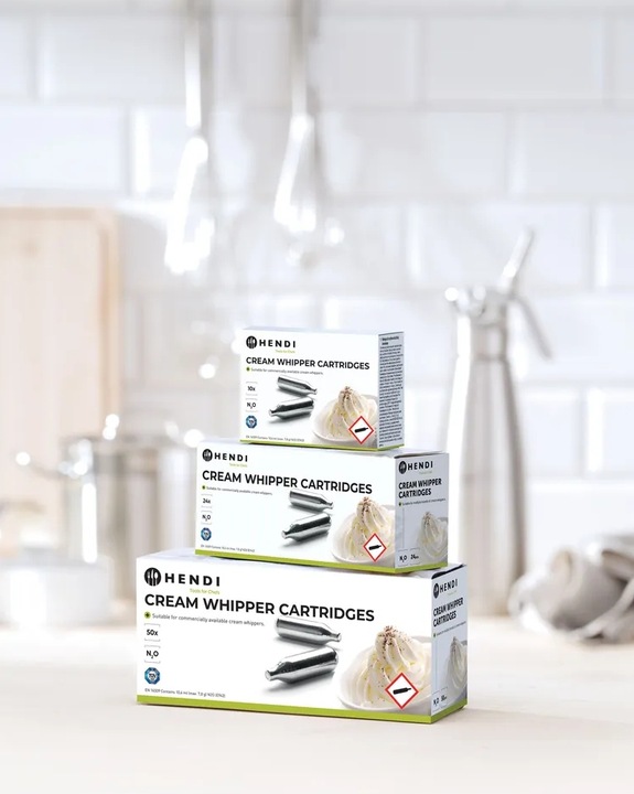 Hendi Naboje do syfonu do bitej śmietany 50 szt.