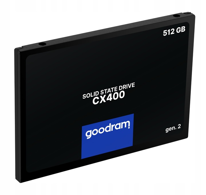 Dysk SSD GOODRAM 512GB CX400 G.2 2,5 SATA3 technologia 3D NAND Flash