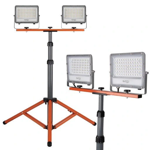 HALOGEN LED 2x 100W STATYW roboczy do naświetlacz PREMIUM