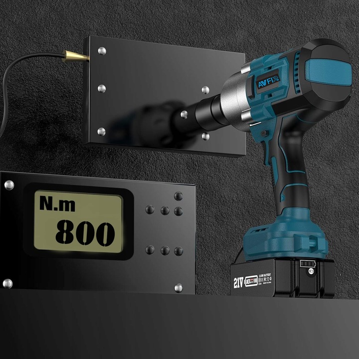 Klucz Udarowy Akumulatorowy do KÓŁ 21V 1/2'' AKU 4.0Ah