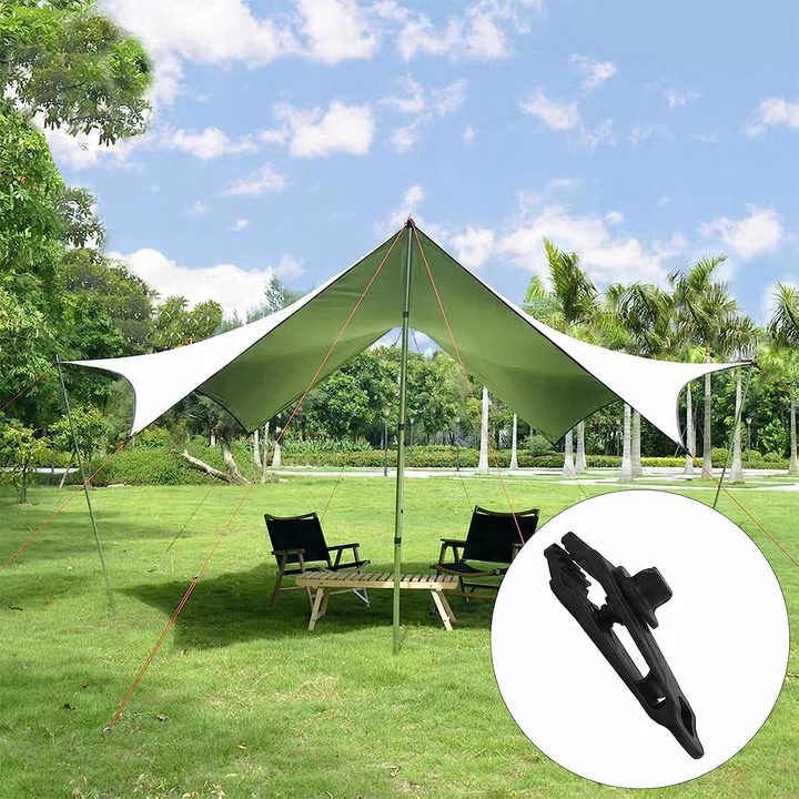 10X KLIPS DO PLANDEKI, ZACISK MARKIZY DO NAMIOTÓW, KLIPSÓW DO PLANDEKI