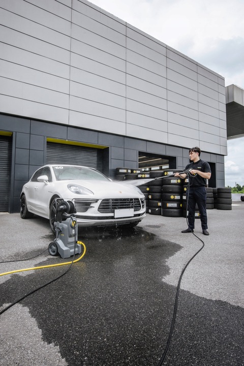 MYJKA CIŚNIENIOWA KARCHER HD 4/10 PLUS TURBODYSZA ZWIJACZ ZESTAW 5/15C PROF