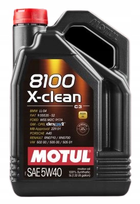 Motul 8100 X-clean 5W40 5L