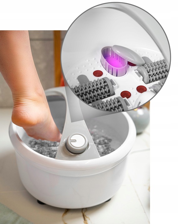 Masażer do stóp first austria PODGRZEWANIE WIBRACJE + BĄBELKI