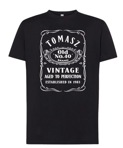 KOSZULKA MĘSKA 30 40 50 60 70 URODZINY PREZENT