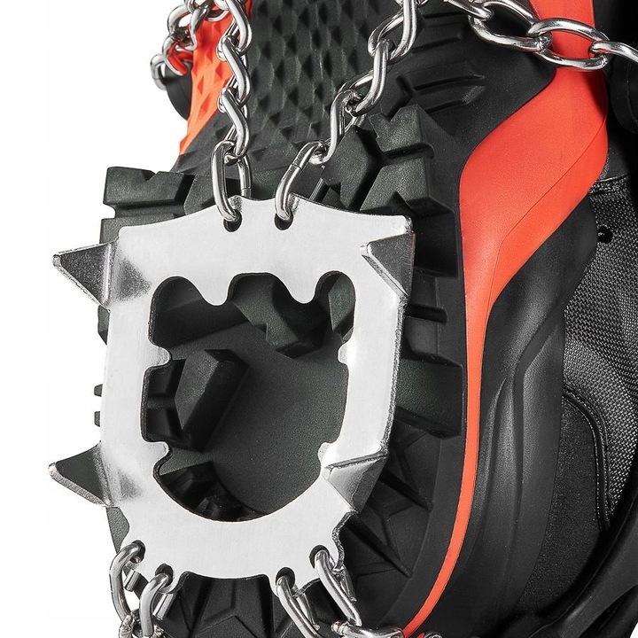 RACZKI NA BUTY TURYSTYCZNE TREKKINGOWE GÓRSKIE Z KOLCAMI ŁAŃCUCHY PREMIUM L