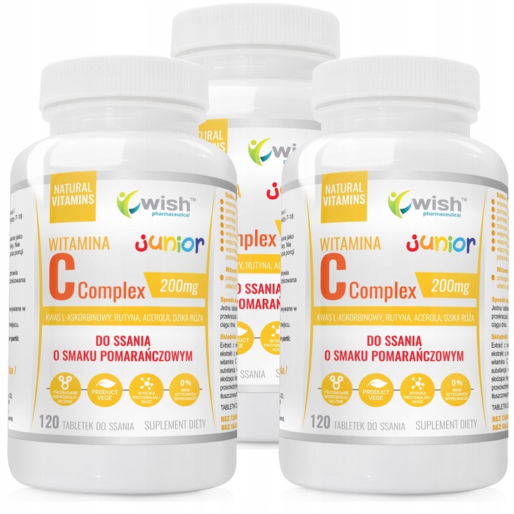 NATURALNA WITAMINA C RUTYNA JUNIOR DO SSANIA 3x120