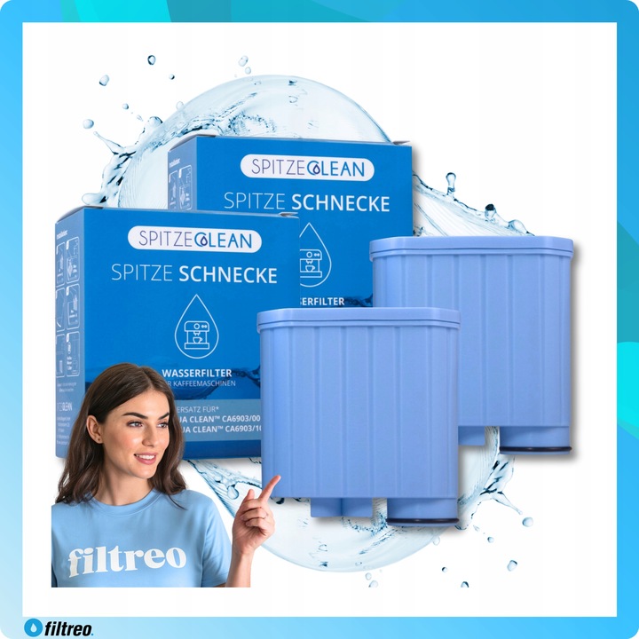 2x ZAMIENNIK filtra wody do ekspresu Philips Saeco CA6903/00 WYSOKA JAKOŚĆ