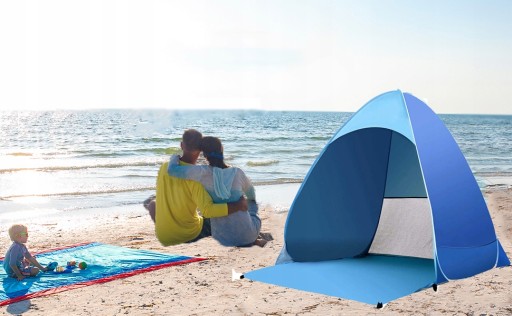 AUTOMATYCZNY NAMIOT PLAŻOWY NA PLAŻĘ SAMOROZKŁADAJĄCY 165x150x110 CM