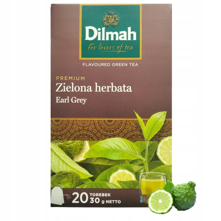 Zestaw Herbat 6 SMAKÓW Herbata Zielona Dilmah 120 Torebek