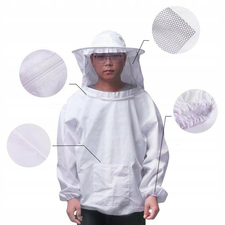 UBRANIA DLA PSZCZELARZY ZESTAW NARZĘDZI PSZCZELARSKICH STRÓJ PSZCZELARSKI