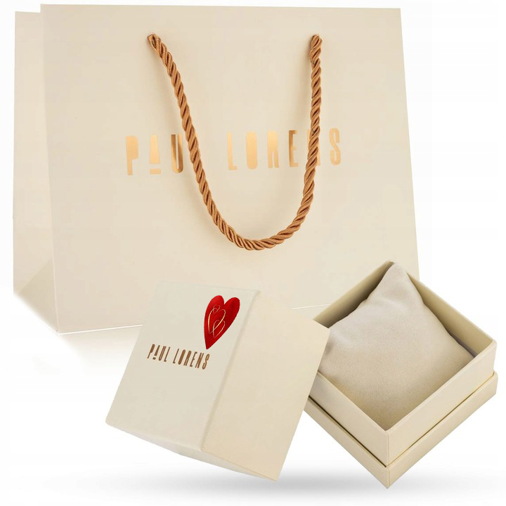 Zegarek damski Paul Lorens BELLICA złoty ELEGANCKI cyrkonie BOX + GRAWER