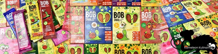 ŚLIMAK BOB SNAIL PRZEKĄSKA bez cukru glutenu 30G MIX SMAKÓW x 8szt 0,24KG