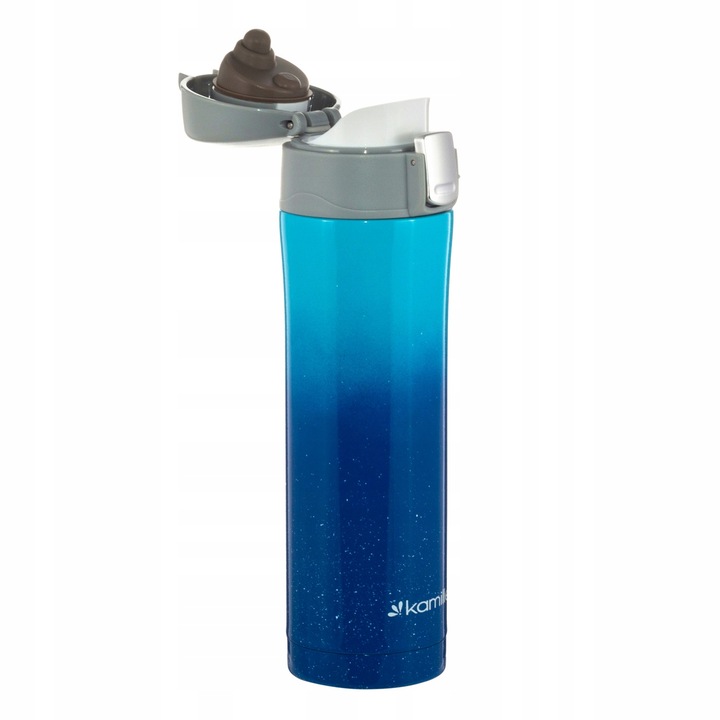 KUBEK TERMICZNY TERMOS STALOWY BUTELKA SZCZELNY pojemny bidon KAMILLE 450ml