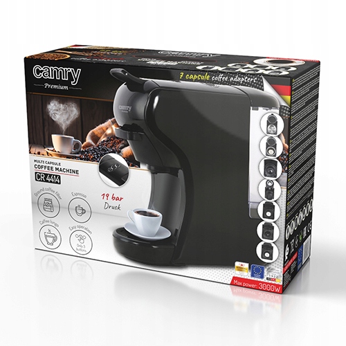 Ekspres na Kapsułki 11w1 Nespresso Dolce Gusto Tchibo Caffisimo ESE Mielona