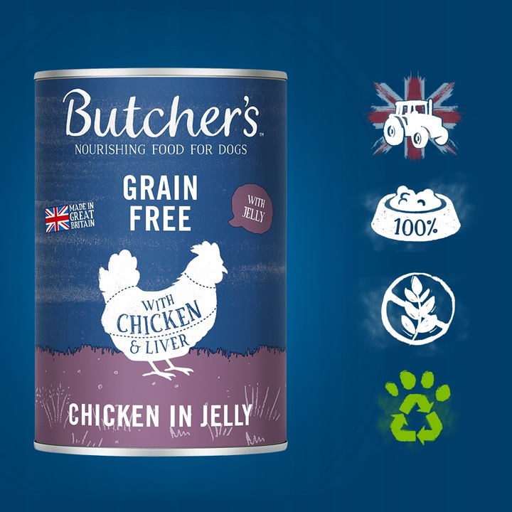 Mokra karma dla psa Butcher's Original mix smaków 40x400g