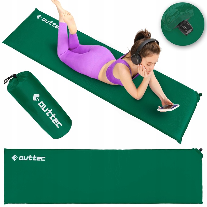 MATA SAMOPOMPUJĄCA KARIMATA DMUCHANA TREKKINGOWA 180X53CM OUTTEC