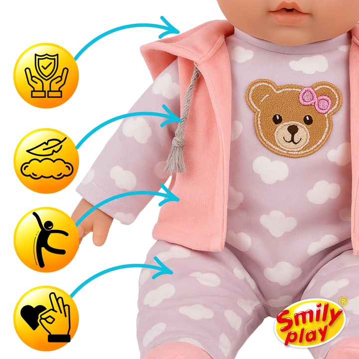 Lalka bobas dzidzia interaktywna edukacyjna mówi uczy śpiewa 2języki PL ENG