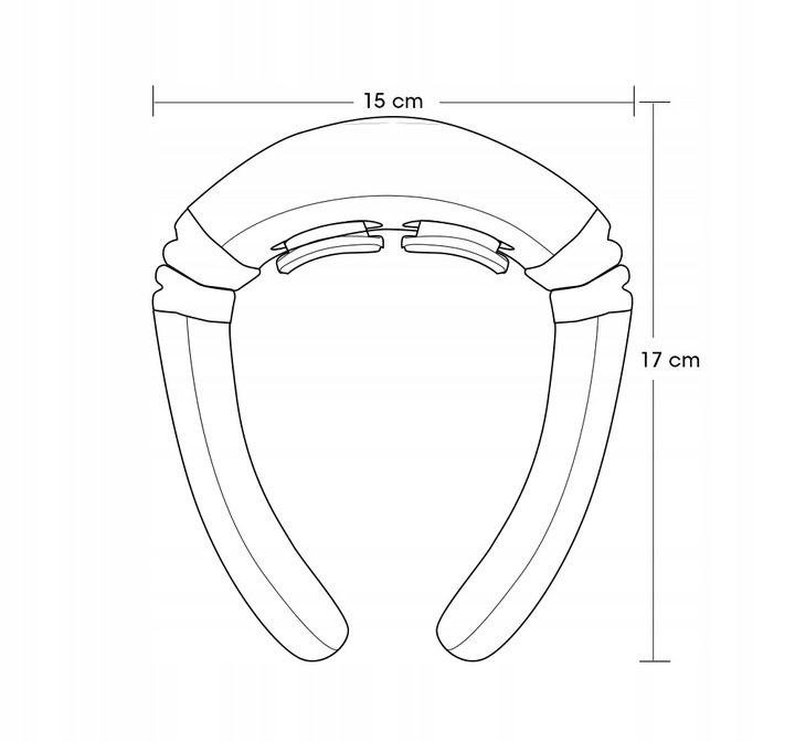 MASAŻER ELEKTROSTYMULATOR SZYI KARKU TENS EMS 2W1 ELEKTRODY TERAPIA PRĄDEM