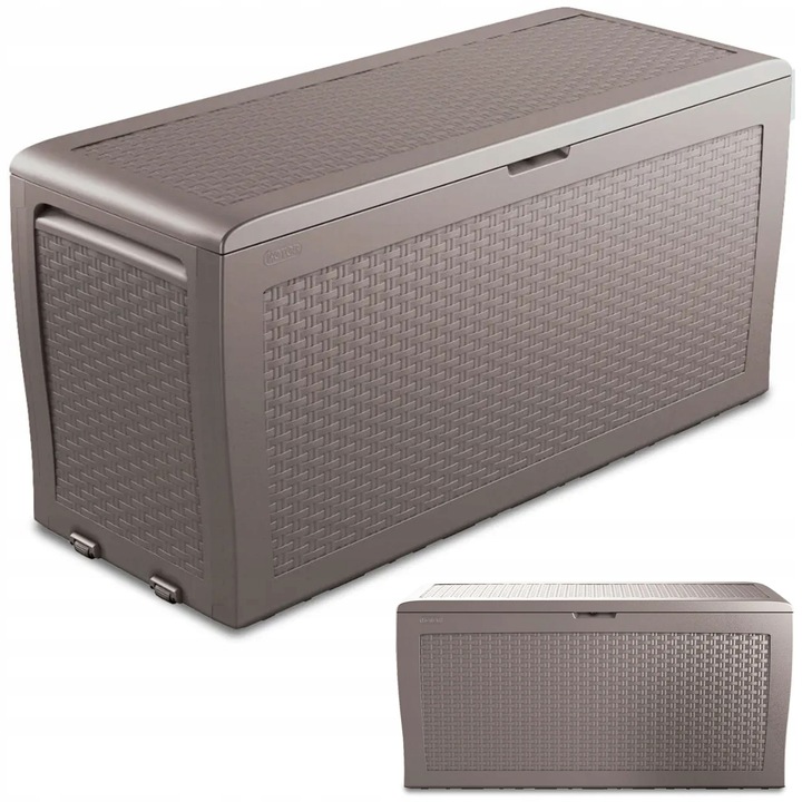 Skrzynia Ogrodowa SAMOA RATTAN Keter Schowek na Balkon Taras 270L