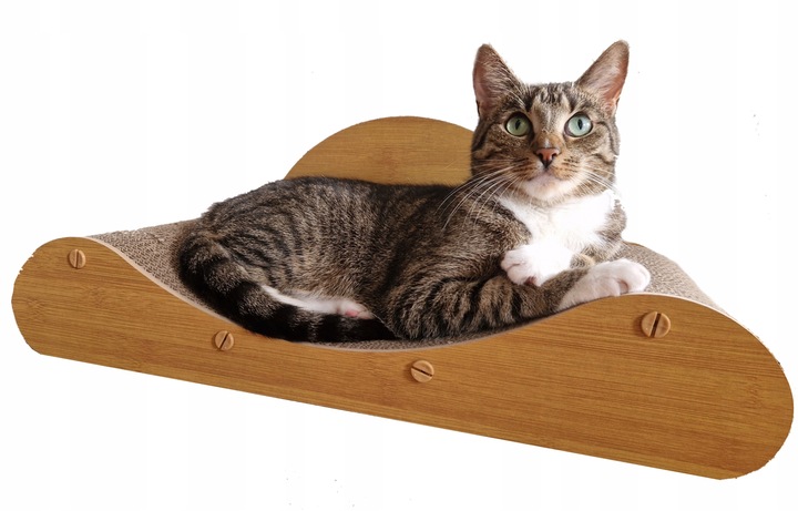 Drapak Dla Kota Sofa Łóżko Legowisko Karton Do Drapania Kanapa Kotka 60 cm