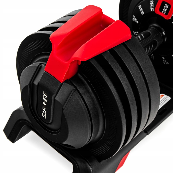 HANTEL regulowany KETTLEBELL 2w1 HANTLA 2KG-24KG zestaw 1x hantle SYSTEM