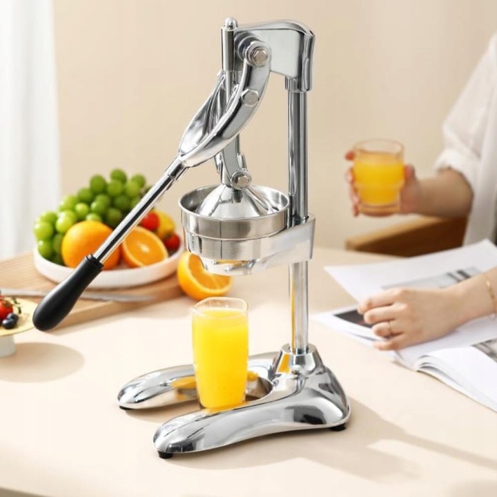 RĘCZNA WYCISKARKA DO CYTRUSÓW OWOCÓW CIĘŻKA SOLIDNA NIERDZEWNA PRASA CYTRYN
