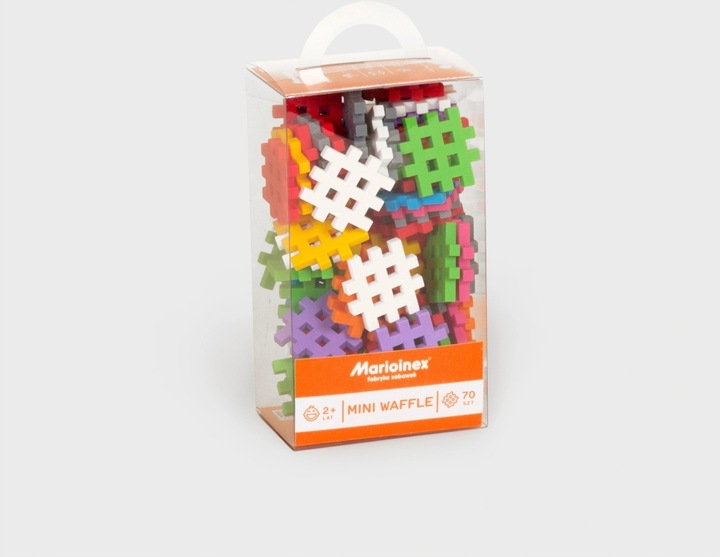 Klocki 70 elementów. Mini Waffle. Mario-inex.