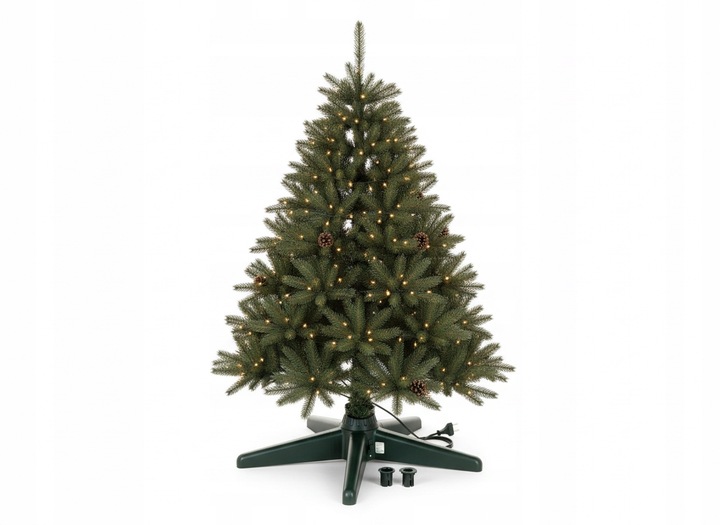 STOJAK POD CHOINKĘ SZTUCZNĄ OBROTOWY CHOINKOWY ZIELONY 360 STABILNY COIL