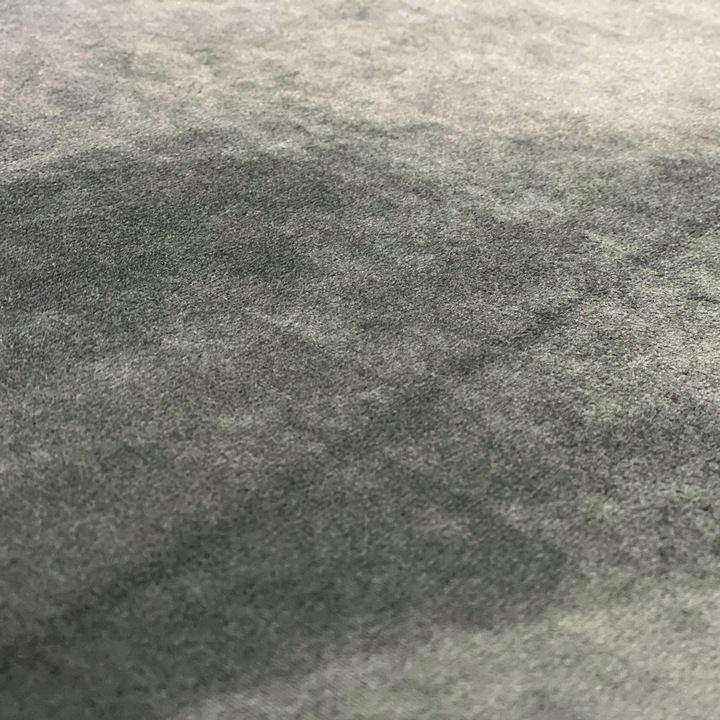 Poduszka na bocianie gniazdo okrągła aksamitna 60 cm grafit gruba huśtawka