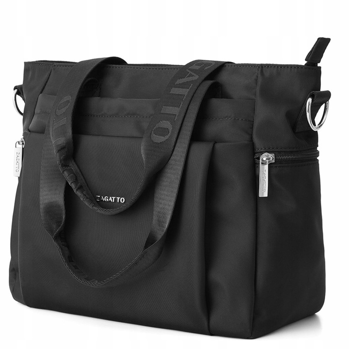 Torebka damska shopper pojemna do szkoły pracy shopperka na ramię ZAGATTO