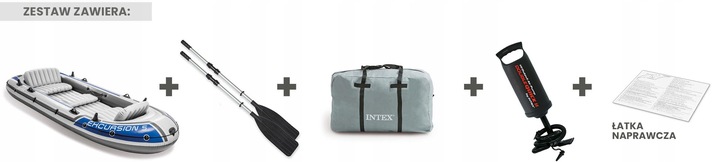 PONTON EXCURSION 5 +WIOSŁA +POMPKA INTEX 68325
