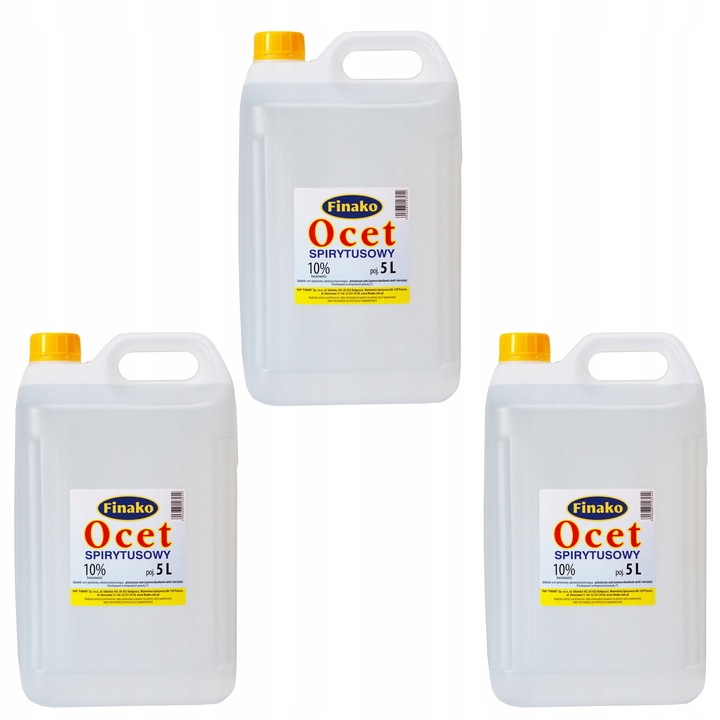 FINAKO Ocet spirytusowy 10% 3 szt 5l