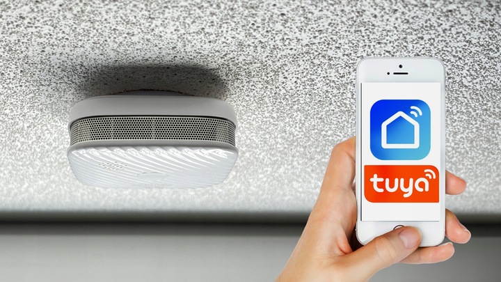 Czujnik Dymu WiFi Zamel CDB-03 integracja z TUYA