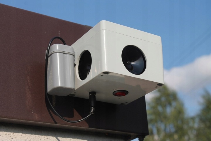 Potężny odstraszacz ogrodowy na kuny lisy szczury myszy, 2500 m2