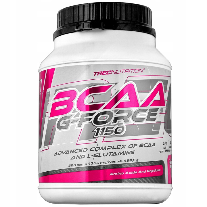 SILNE AMINOKWASY!! BCAA G-FORCE 360 kaps. Trec!!
