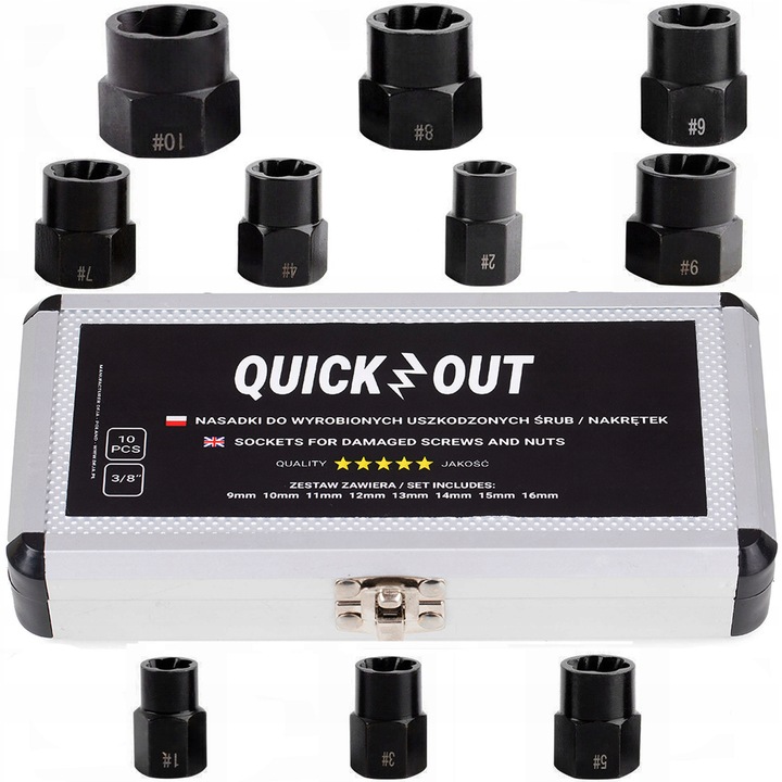 NASADKI DO USZKODZONYCH OBROBIONYCH ŚRUB NAKRĘTEK