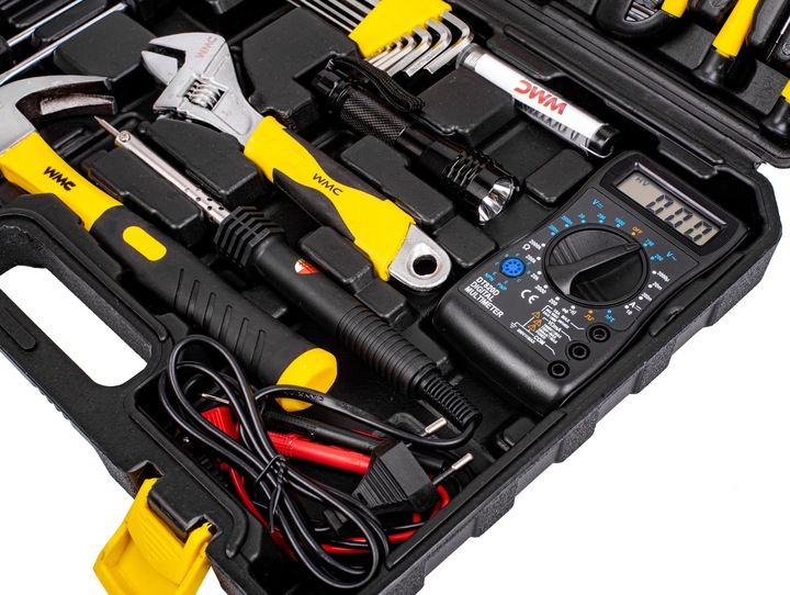 ZESTAW NARZĘDZI DLA ELEKTRYKA KLUCZ MIERNIK PRĄDU