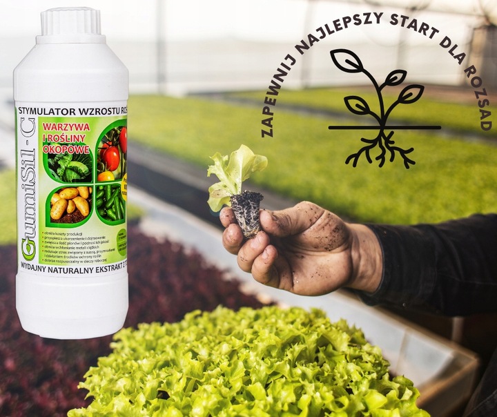 STYMULATOR DO WARZYW GUMISIL TRICHODERMA ROZSADY! EKO NAWÓZ BIOLOGICZNY TOP
