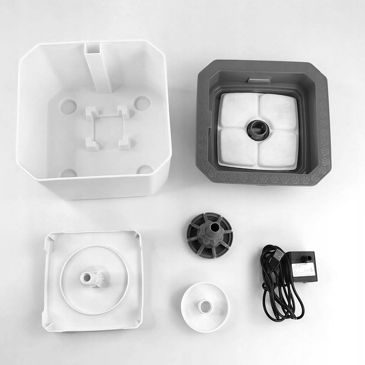 POIDEŁKO MISKA POIDŁO CICHA FONTANNA DLA KOTA PSA 2,5L