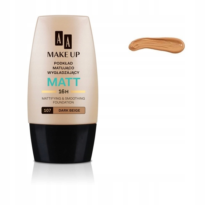 AA Make Up Matt podkład 107 dark beige 30 ml