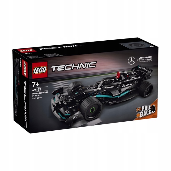 Super wyścigówka KLOCKI LEGO TECHNICZNE samochód Pull-Back AMG F1 240el.