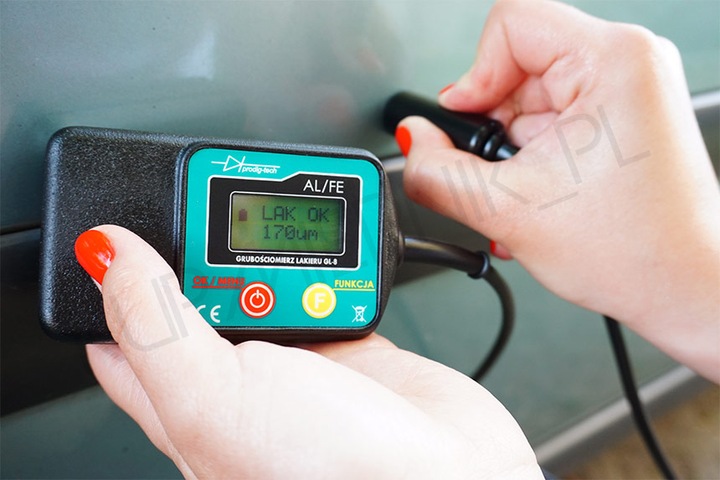 Miernik Grubości Lakieru Tester Prodig Tech GL-8s Sonda na Przewodzie