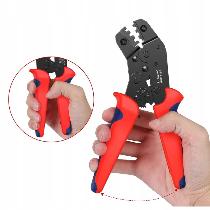 Zestaw Konektorów Samochodowych 450 Elementów z Zaciskarką